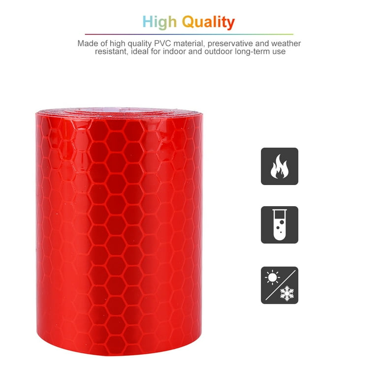 Akozon High Intensity Reflective Tape,Rollo Advertencia Fluorescente Cinta Adhesiva Reflectante Pegatina Seguridad for Trucks,Trailers,Cars Akozon High Intensity Reflective Tape,Rollo Advertencia Fluorescente Cinta Adhesiva Reflectante Pegatina Seguridad for Trucks,Trailers,Cars